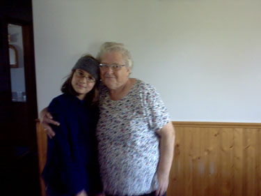2004 - Part 4 - Newfoundland - 37 Eileen & Robyn in Cow Head NF