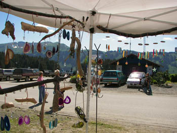 2006 - Part 3 - Alaska Phase III - 32 - View from the booth at festival in Seldovia AK